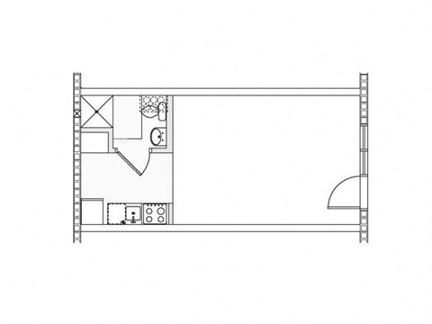 Pearl Studios | Athens Floor Plan